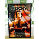 Full Size "Rocky" Sylvester Stallone Film Promo Framed