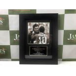 Muhammad Ali & Pele Signed Montage