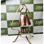 Vintage WMF Brass Kettle & Stand, Burner etc