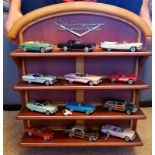 Franklin Mint The Classic Cars of the Fifties & Display Case
