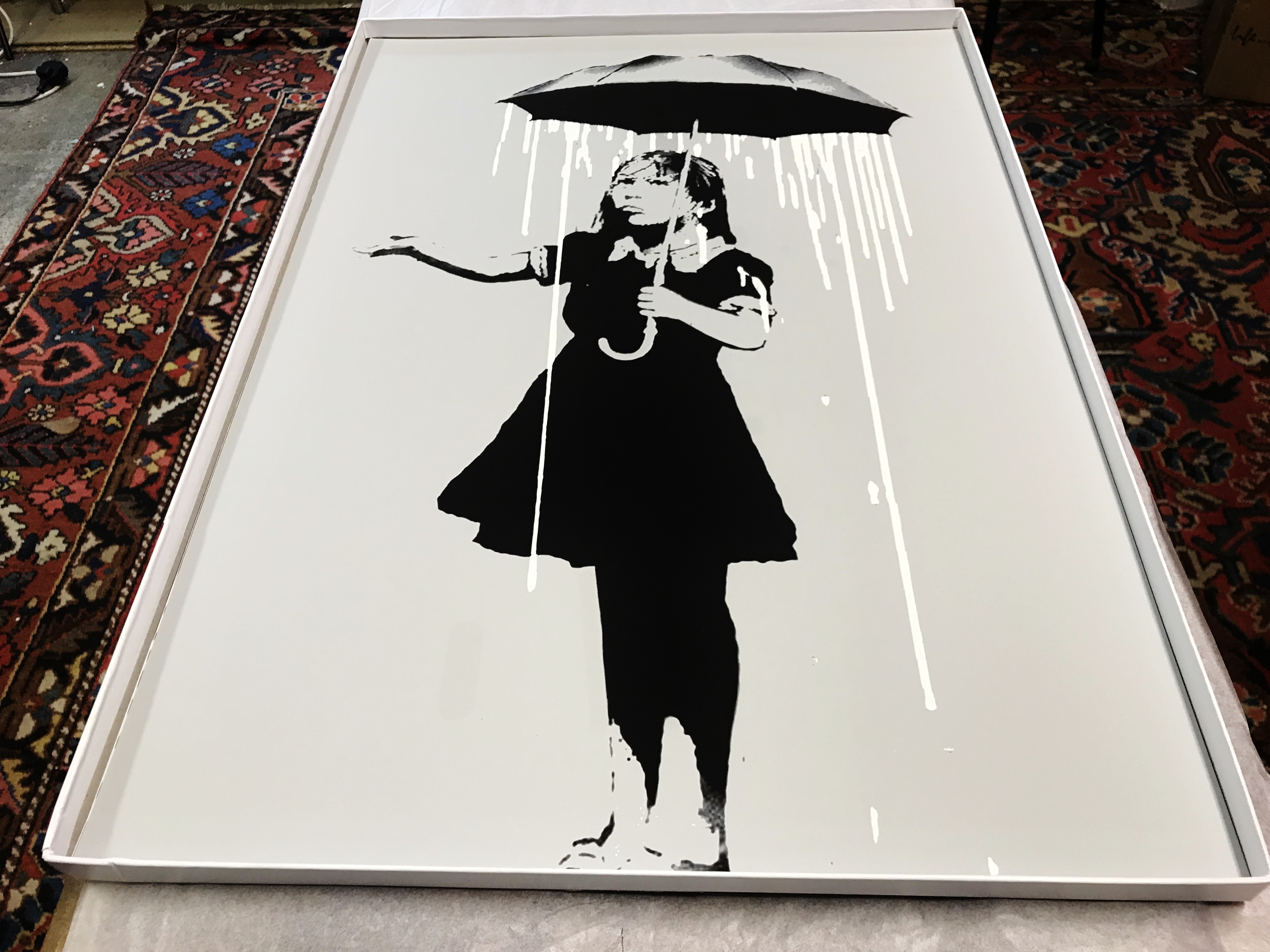 Banksy "Nola" High Quality Print, Size a2 - Image 2 of 2