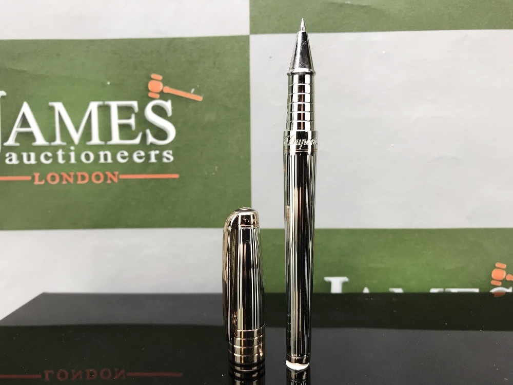 St Dupont - Luxury Olympio Silver & Rose Gold Pen. - Image 4 of 6