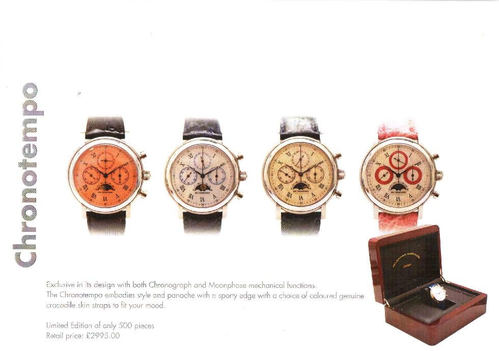 Belgravia Watch Company Chronograph, - Image 5 of 6