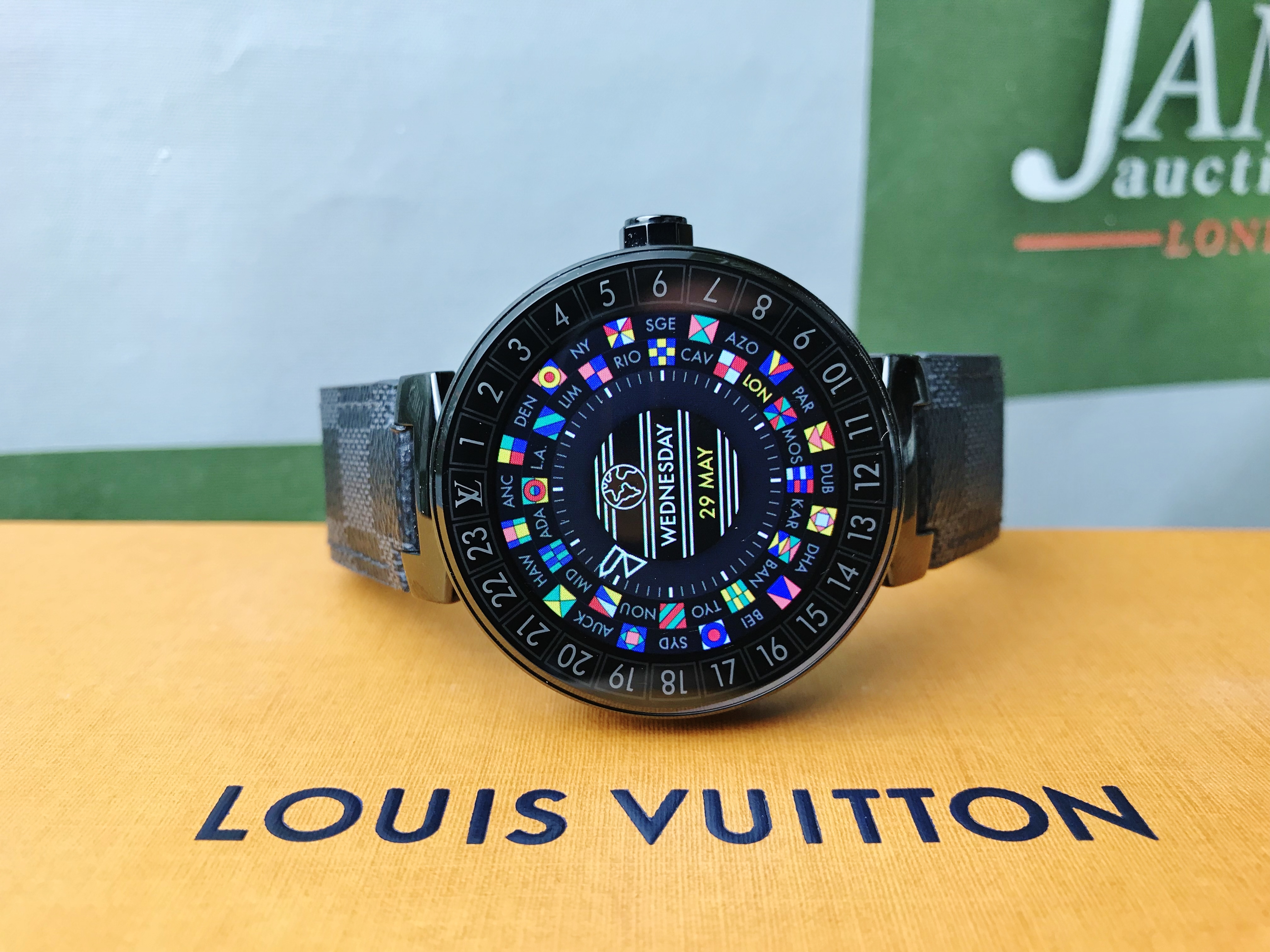 Louis Vuitton Tambour Connected Smart Watch (QA002). In original packaging. Box & papers