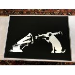 Banksy "HMV" High Quality Print, Size a2