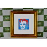 Andy Warhol 1987 Marilyn Monroe Lithograph Plate Signed.