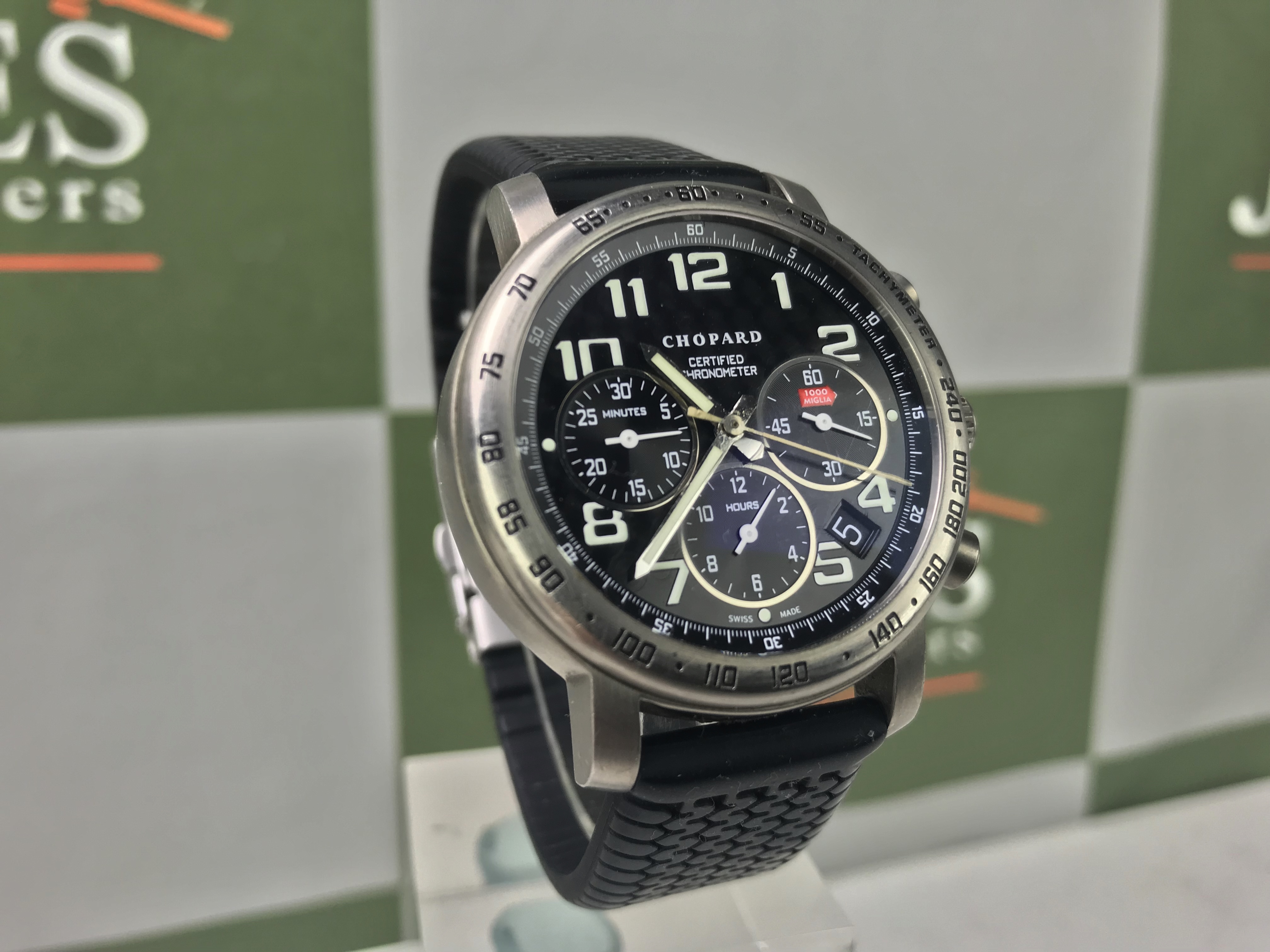 Chopard Mille Miglia Titanium Chronograph Watch. - Image 3 of 5