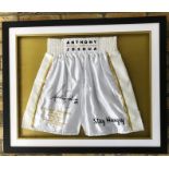 Heavyweight Champion Anthony Joshua Signed Boxing Shorts