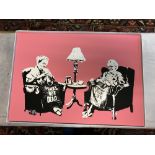 Banksy "Grannies" High Quality Print, Size a2