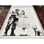 Banksy "Stop & Search" High Quality Print, Size a2