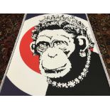Banksy "Monkey Queen" High Quality Print, Size a2