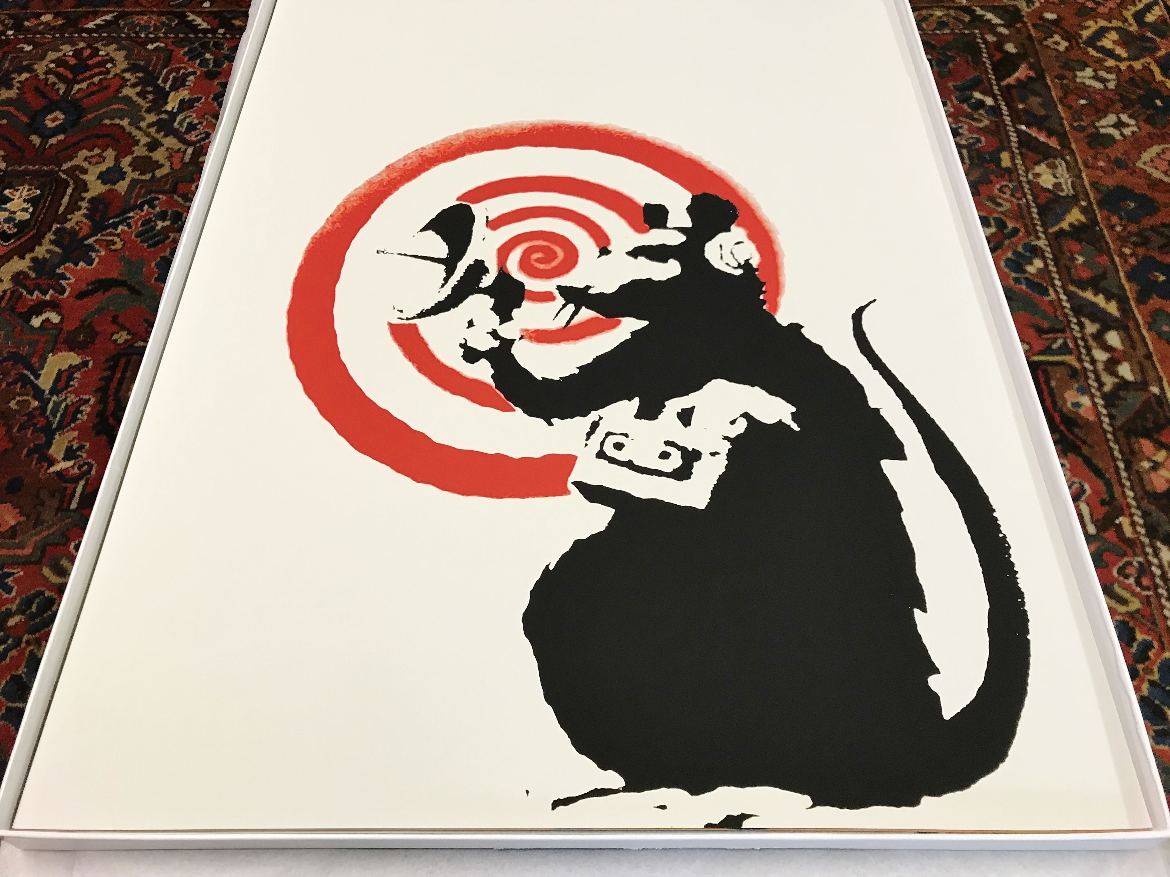 Banksy "Radar Rat" High Quality Print, Size a2