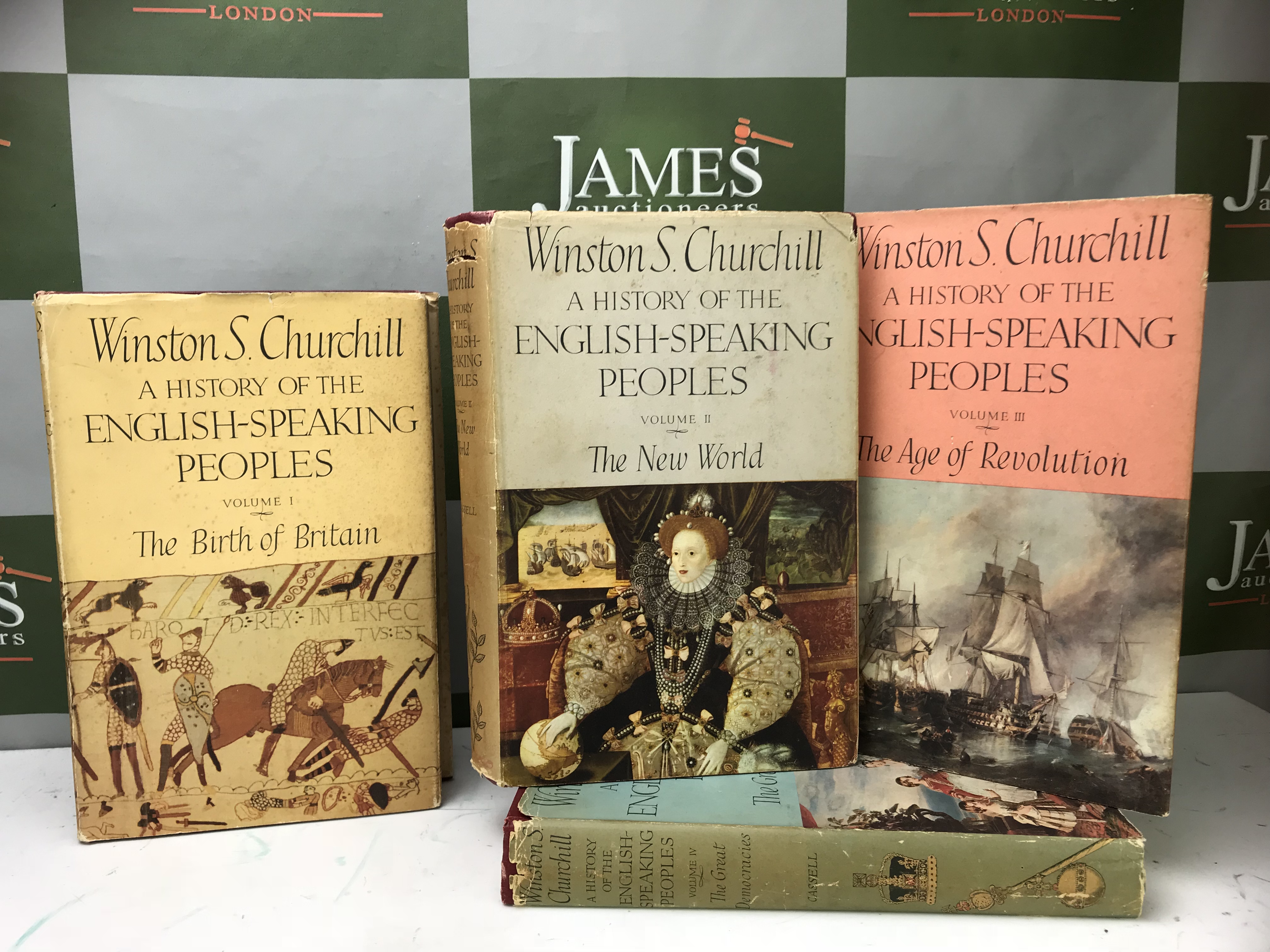 Winston Churchill "English Speaking Peoples" Hardback x 4