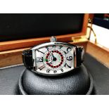 Franck Muller Vegas Roulette stainless steel 5850