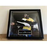 Pele "Highest All Time Scorer" Signed And Framed Football Boot Display