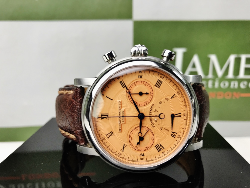 Belgravia BWC Power Tempo Chronograph Watch - Image 6 of 7