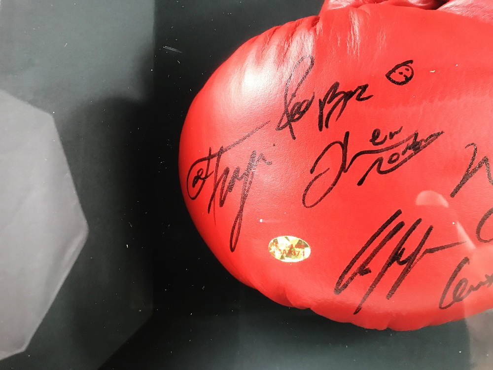 Muhammad Ali Signed Glove Along With 8 Heavyweight Greats - Image 5 of 7