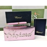 Chopard Ladies "Pink" Pen/Original Display Case & Box