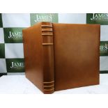 Asprey & Co - New Tan Leather Photo Album-Large 13 x 11 Inch