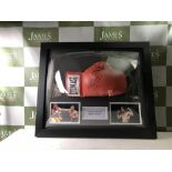 Boxing Interest-Mike Tyson Signed Glove In Dome Display Montage