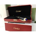 Cartier Ballpoint Pen Including Original Case/manuals ect.