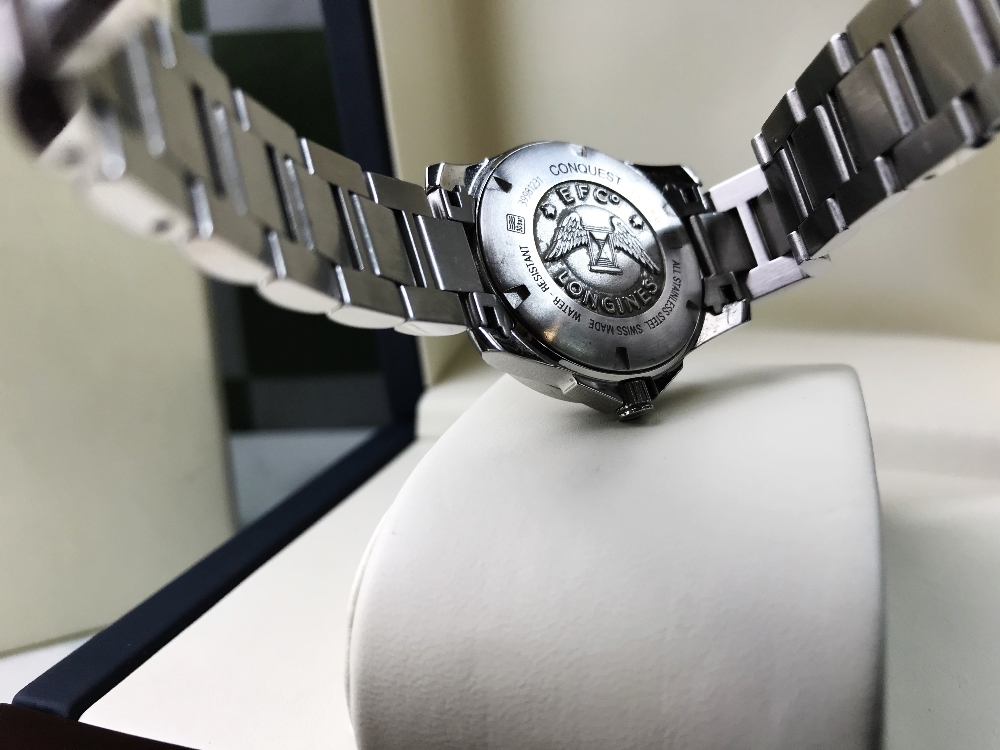 Longines Ladies Diamond Factory Set Bezel Watch - Image 3 of 9
