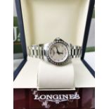 Longines Ladies Diamond Factory Set Bezel Watch