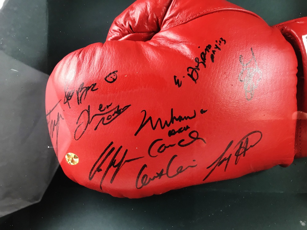 Muhammad Ali Signed Glove Along With 8 Heavyweight Greats - Image 4 of 7