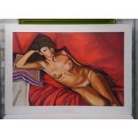 Nude Art - Portrait of a Nude Female Signed AF