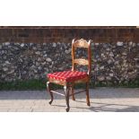 Indian Rosewood Ivory Inlaid chair