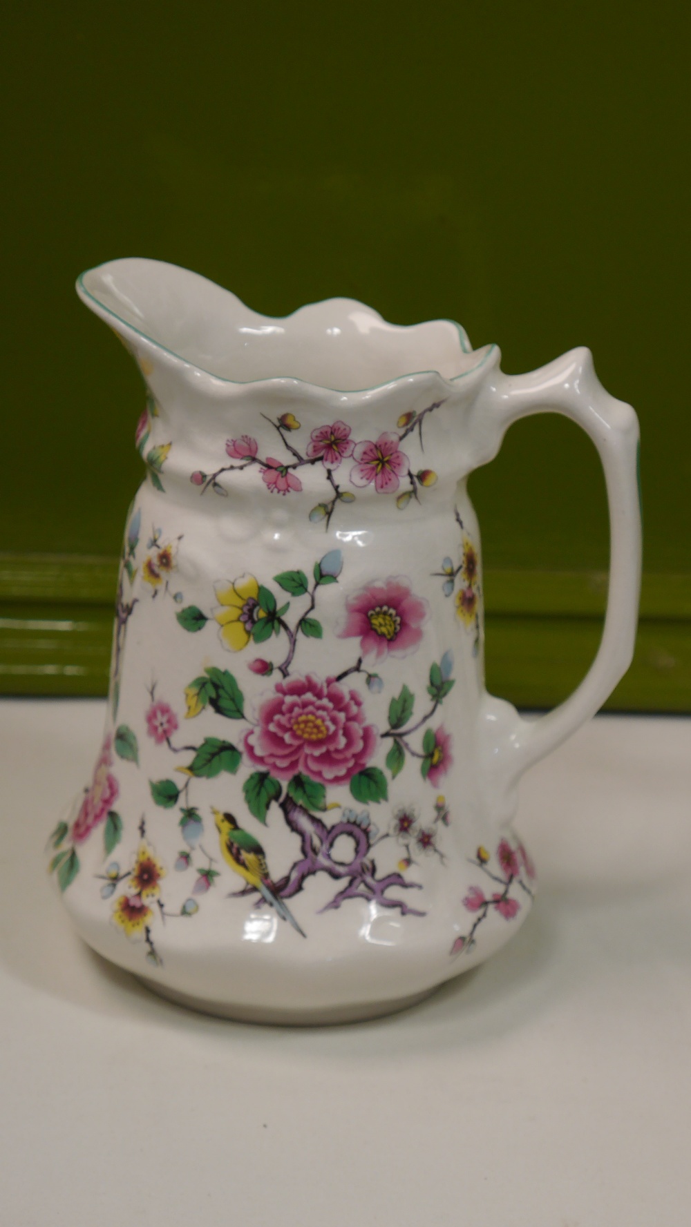 Vintage Floral Porcelain Jug - Image 3 of 4