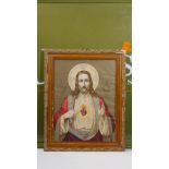 The Most Sacred Heart Of Jesus Vintage Art Print