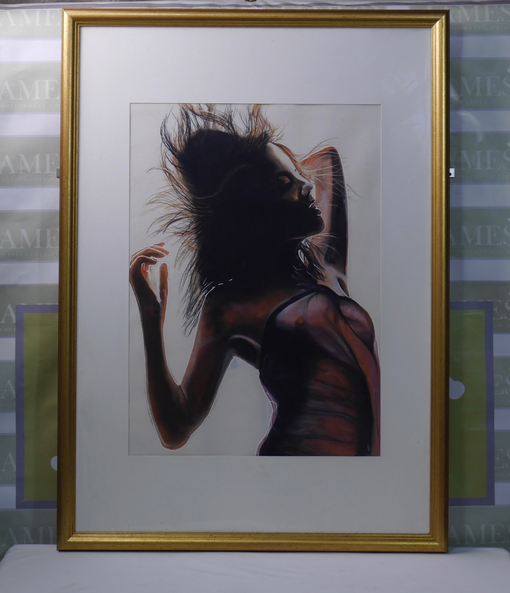 Nude Art - Portrait of a Nude Female Signed AF