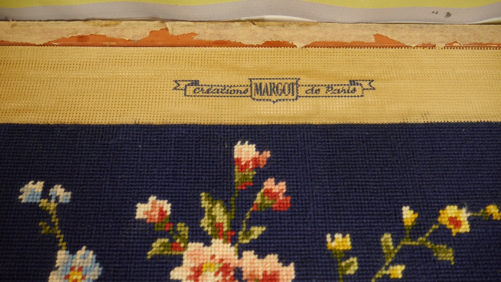 Margot de Paris Tapestry/Needlepoint Canvas - Bouquet Ancien d'apres J. M. Raud - Image 2 of 4