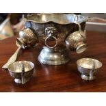 Vintage Silver Plated Punch Bowl Set