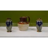 Pair Royal Doulton Vases and Jug