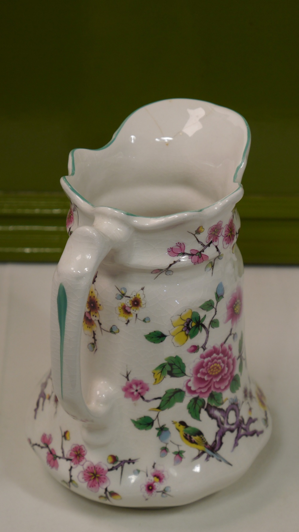 Vintage Floral Porcelain Jug - Image 2 of 4