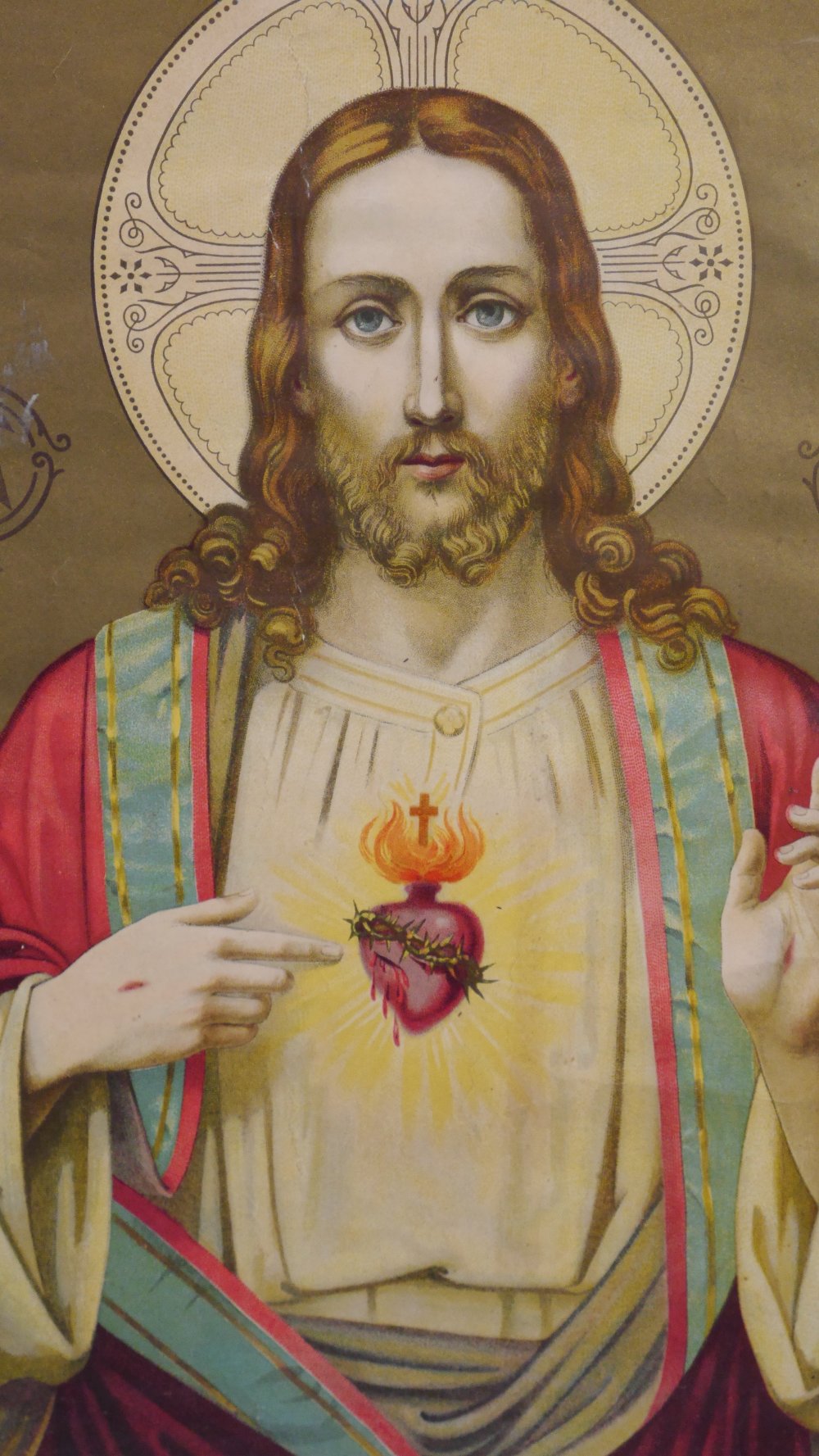 The Most Sacred Heart Of Jesus Vintage Art Print - Image 2 of 8