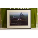 RAF Tornado GR4 Fighter Jet Framed Mid Air Picture