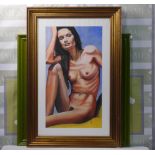 Nude Art - Portrait of a Nude Female Signed AF