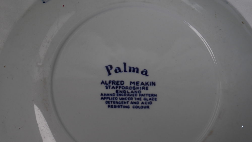 Vintage Alfred Meakin Palma Hand Painted Plate - Image 4 of 4