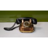 Mid Century RTT 56A Belgian Copper Telephone