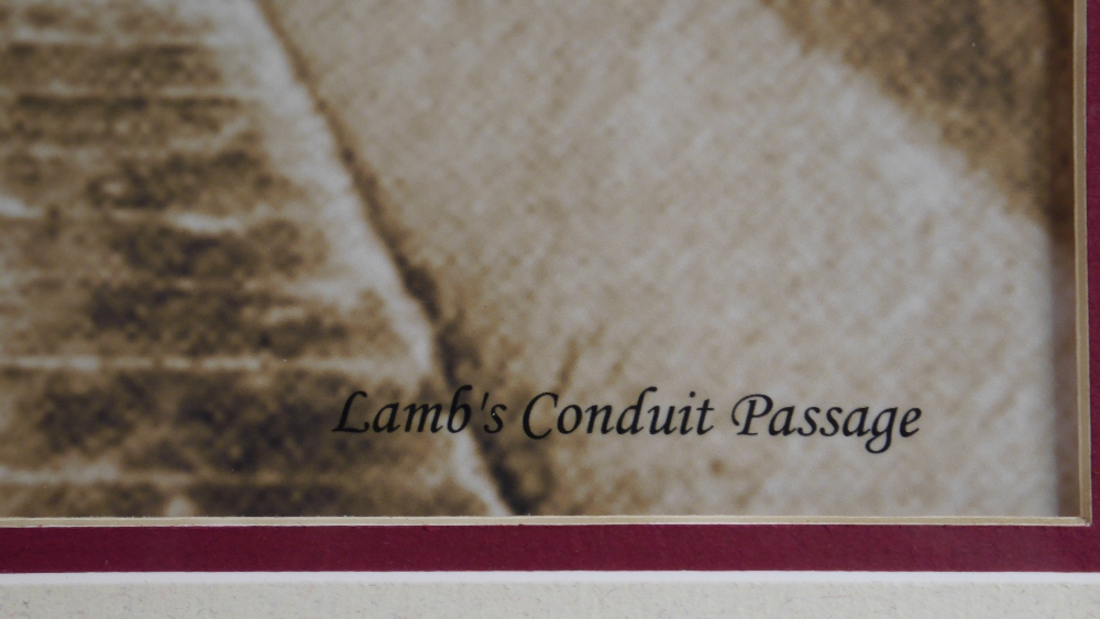 Lamb's Conduit Passage Antique London Art Print - Image 3 of 3