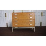 1950s G Plan Limba Chest of Drawers