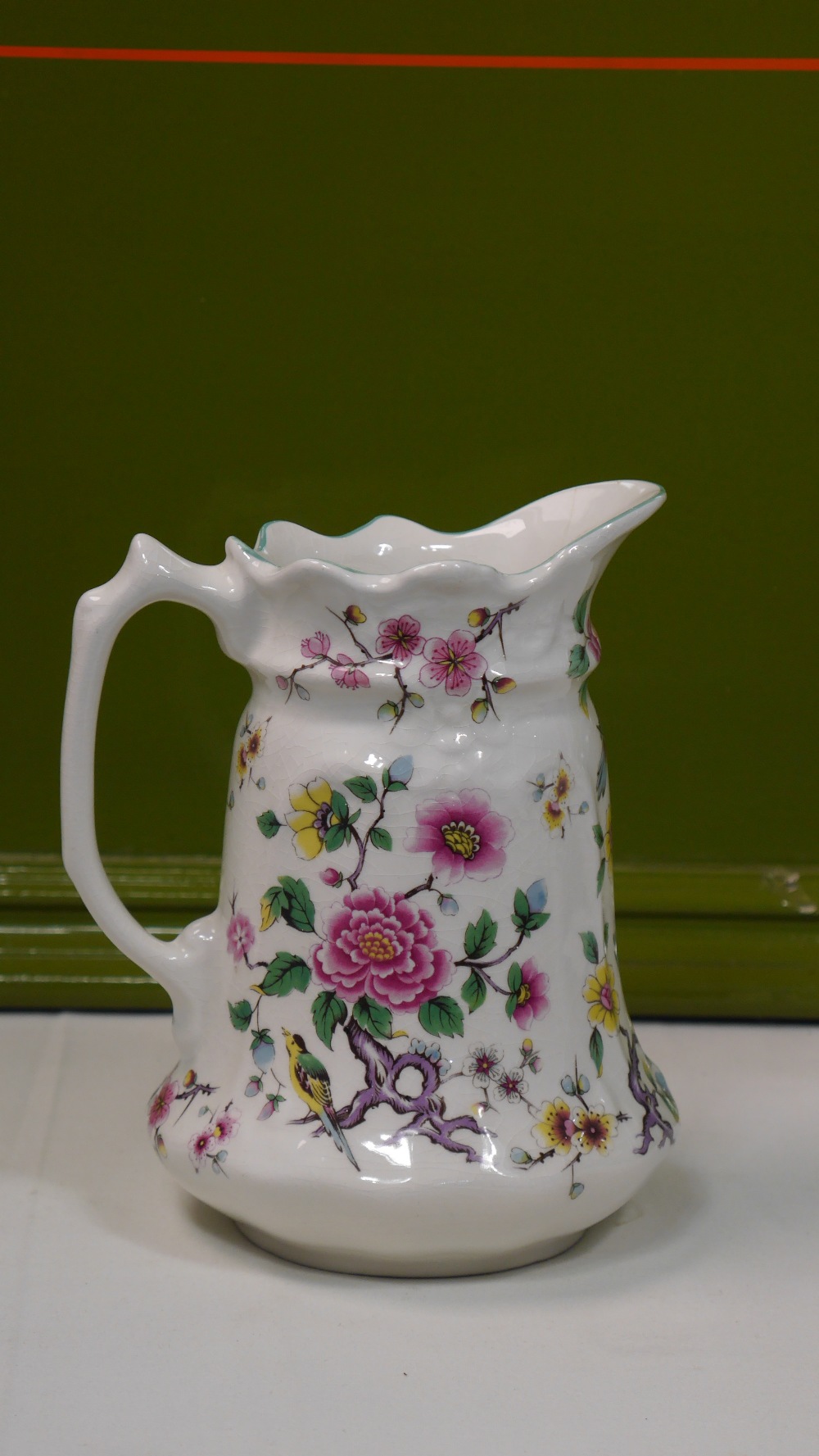 Vintage Floral Porcelain Jug