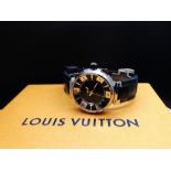 Louis Vuitton Tambour Black Analogue & Digital Edition 41.5MM, Ref Q118F