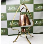 Vintage WMF Brass Kettle & Stand, Burner etc