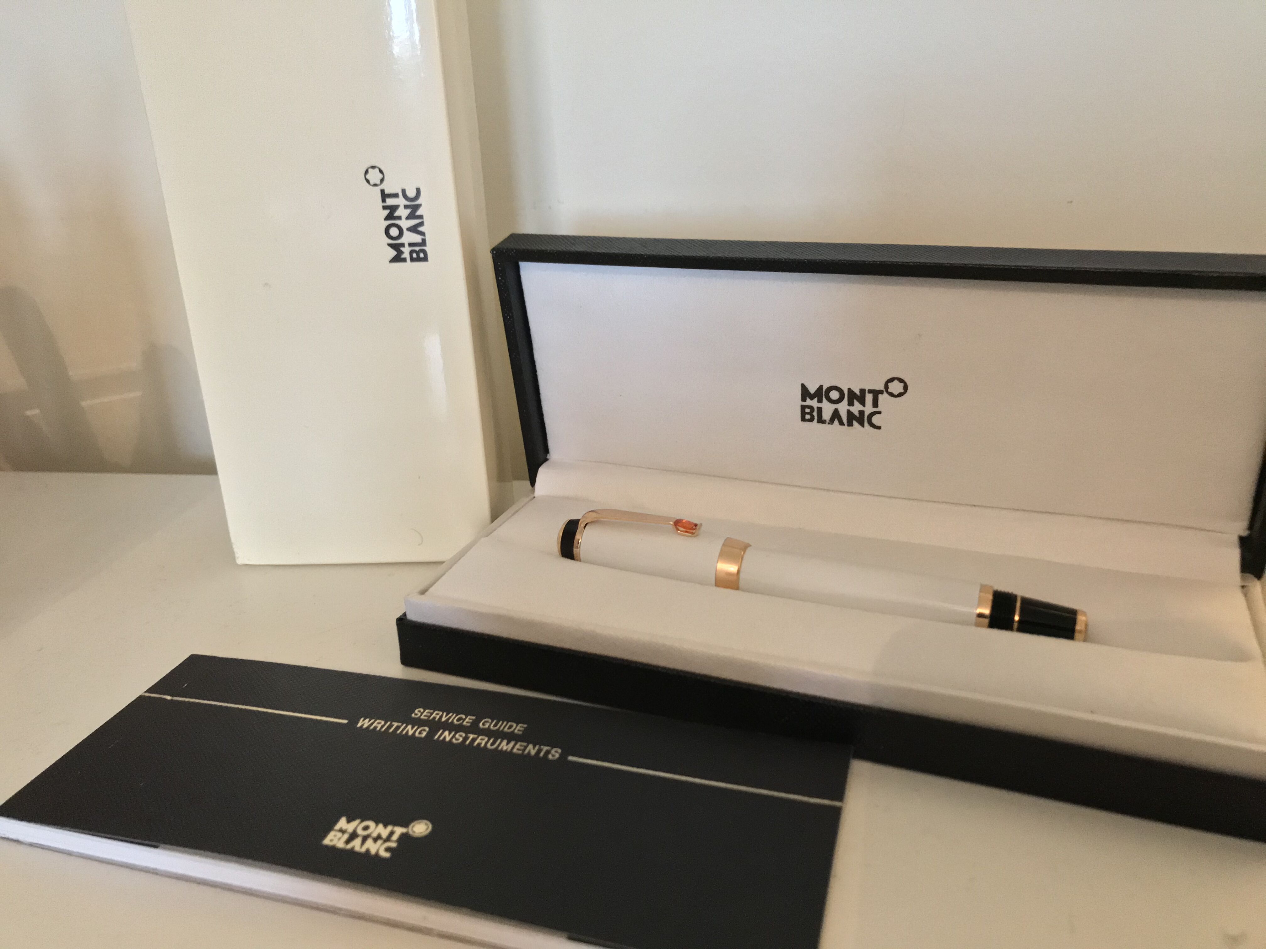 Montblanc Boheme Ballpoint Gold Plated Pen-New Example