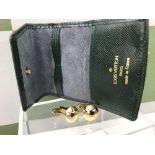 Louis Vuitton Gold Plated Cufflinks In Original Case