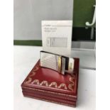 Cartier Sterling Silver & Gold Plated Money Clip with Box and Manual